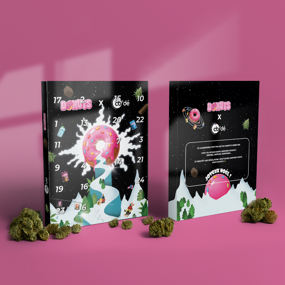 Calendrier de l'Avent / 28g & résines !, résine de CBD de la sélection cb'dé