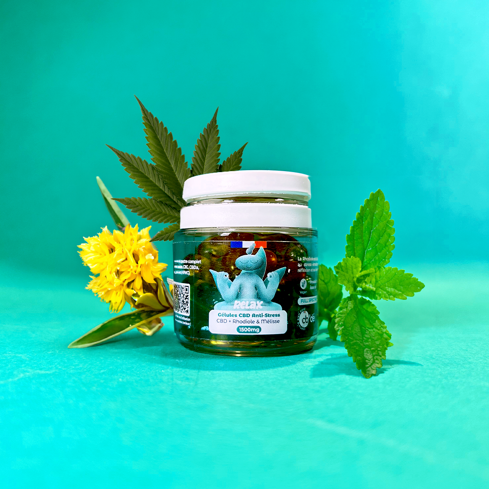 Photo gélules CBD Stress