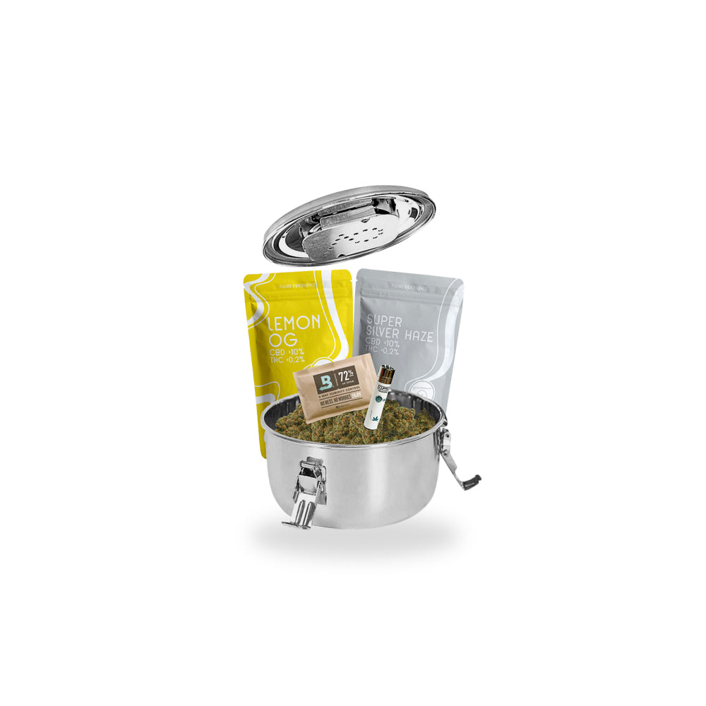 Pack conservateur Small - Fleurs de CBD Greenhouse