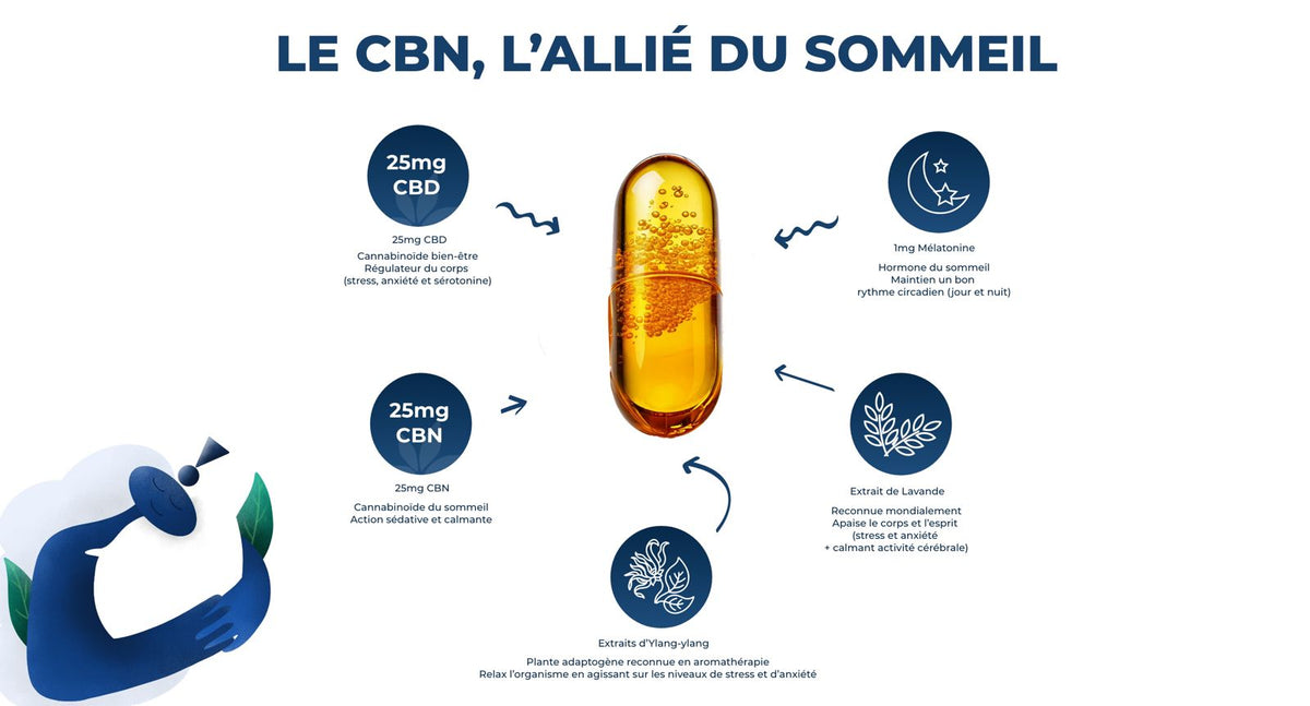 Qu'est-ce que le CBN et en quoi diffère-t-il du CBD ?