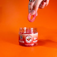 Bonbons CBD anneaux fraise visuel