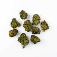 Fleur de CBD Lemon Cherry Cookies vue de près