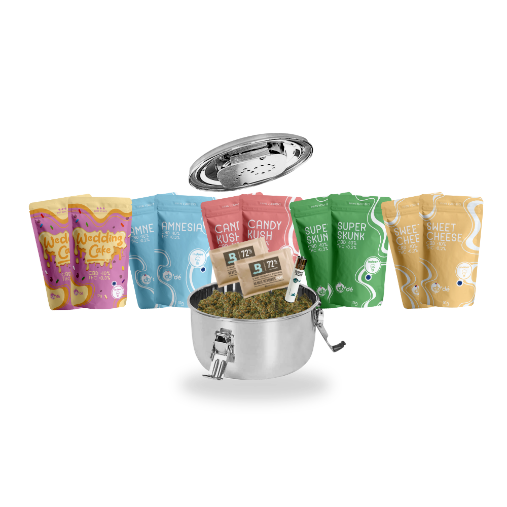 Pack conservateur Medium - Fleurs de CBD Indoor