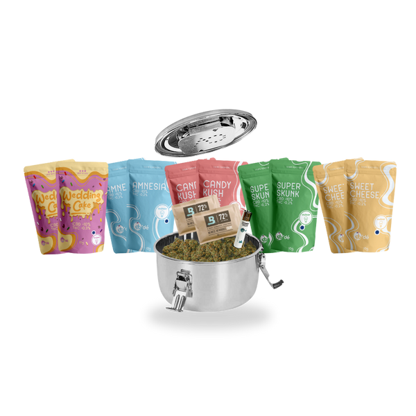 Pack conservateur Medium - Fleurs de CBD Indoor