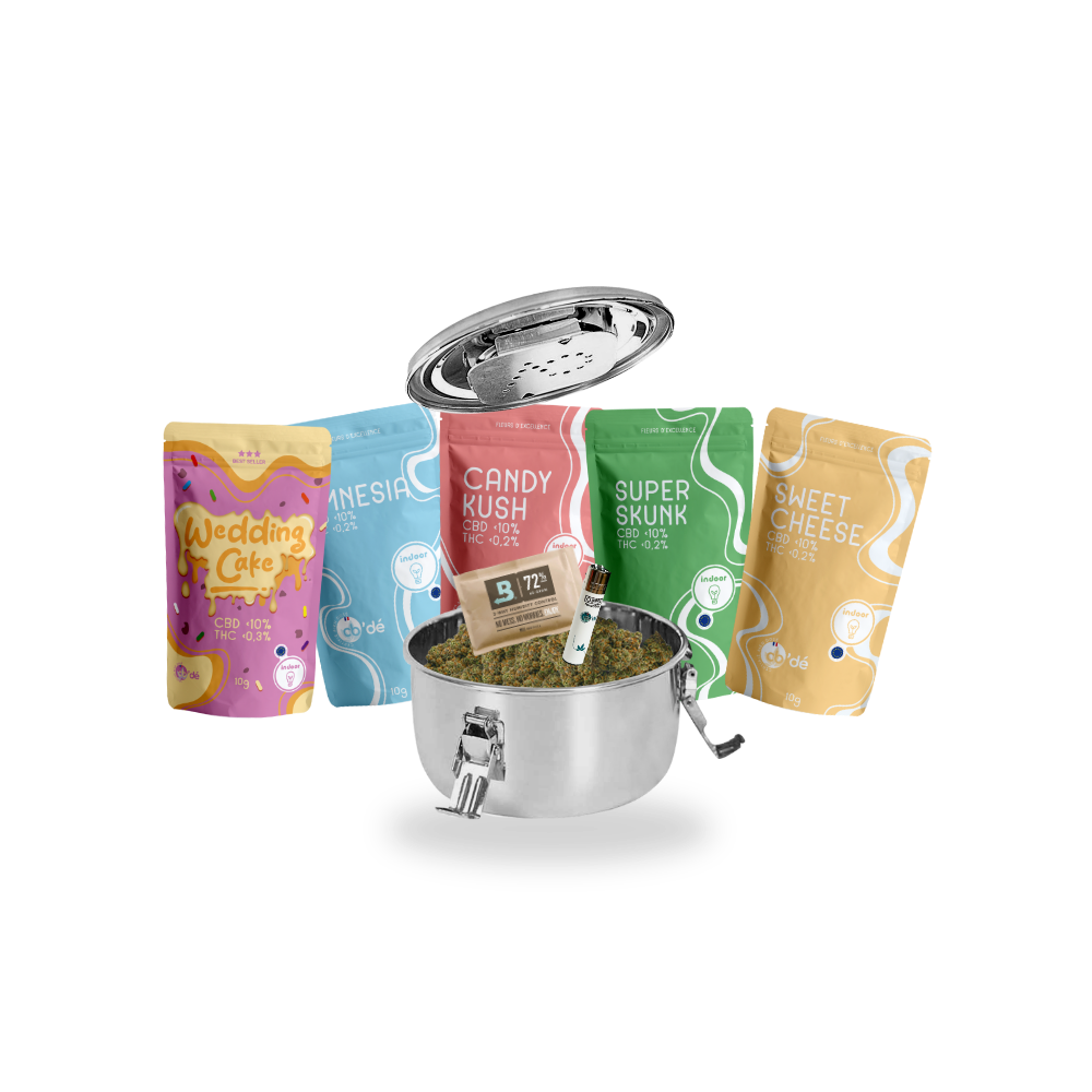 Pack conservateur Small - Fleurs de CBD Indoor