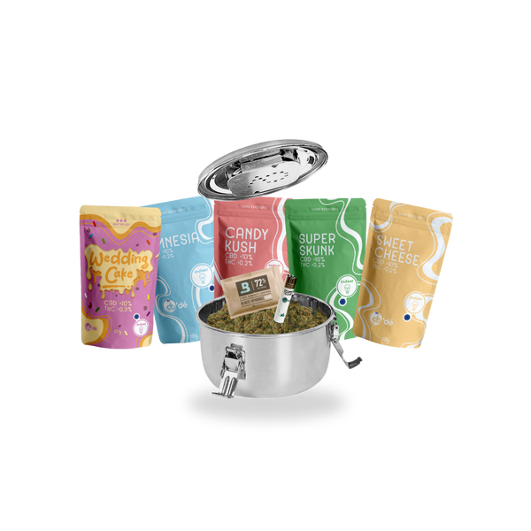 Pack conservateur Small - Fleurs de CBD Indoor