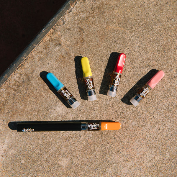 Mis en scène des cartridges au CBD