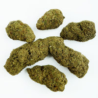 Surprise du Chef CBD, trichomes visibles